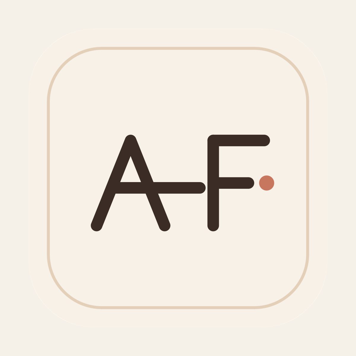 After Fajr app icon monogramı