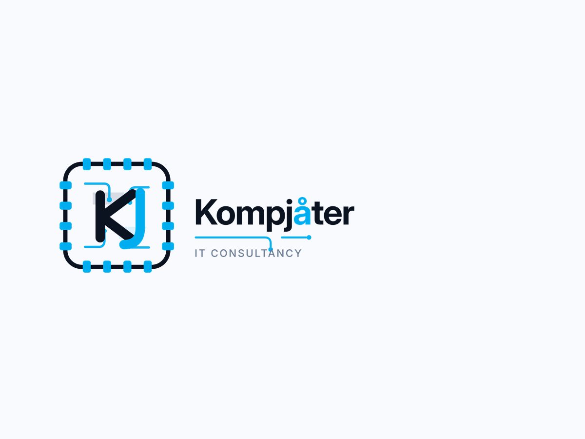 Kompjater IT consultancy logo tasarımı